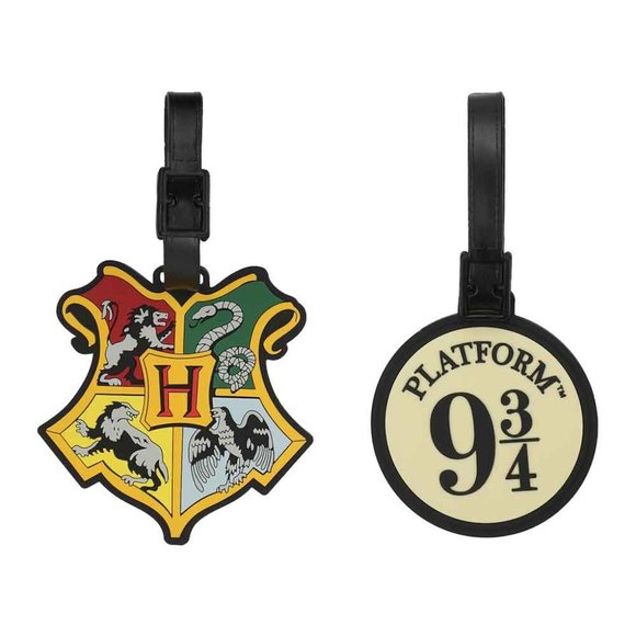 Harry Potter Hogwarts Luggage Tag 2-Pack - Wizarding World Gifts - Picture 1 of 7